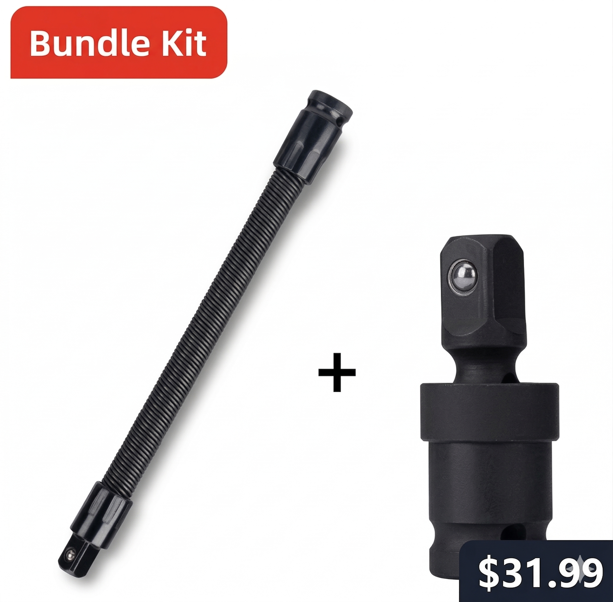 Flexible Shaft Connecting Rod Adapter for Electric Wrench