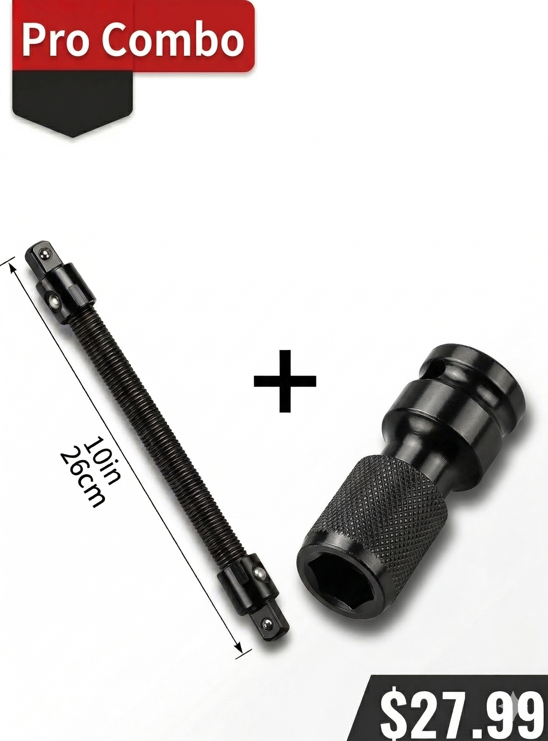 Flexible Shaft Connecting Rod Adapter for Electric Wrench