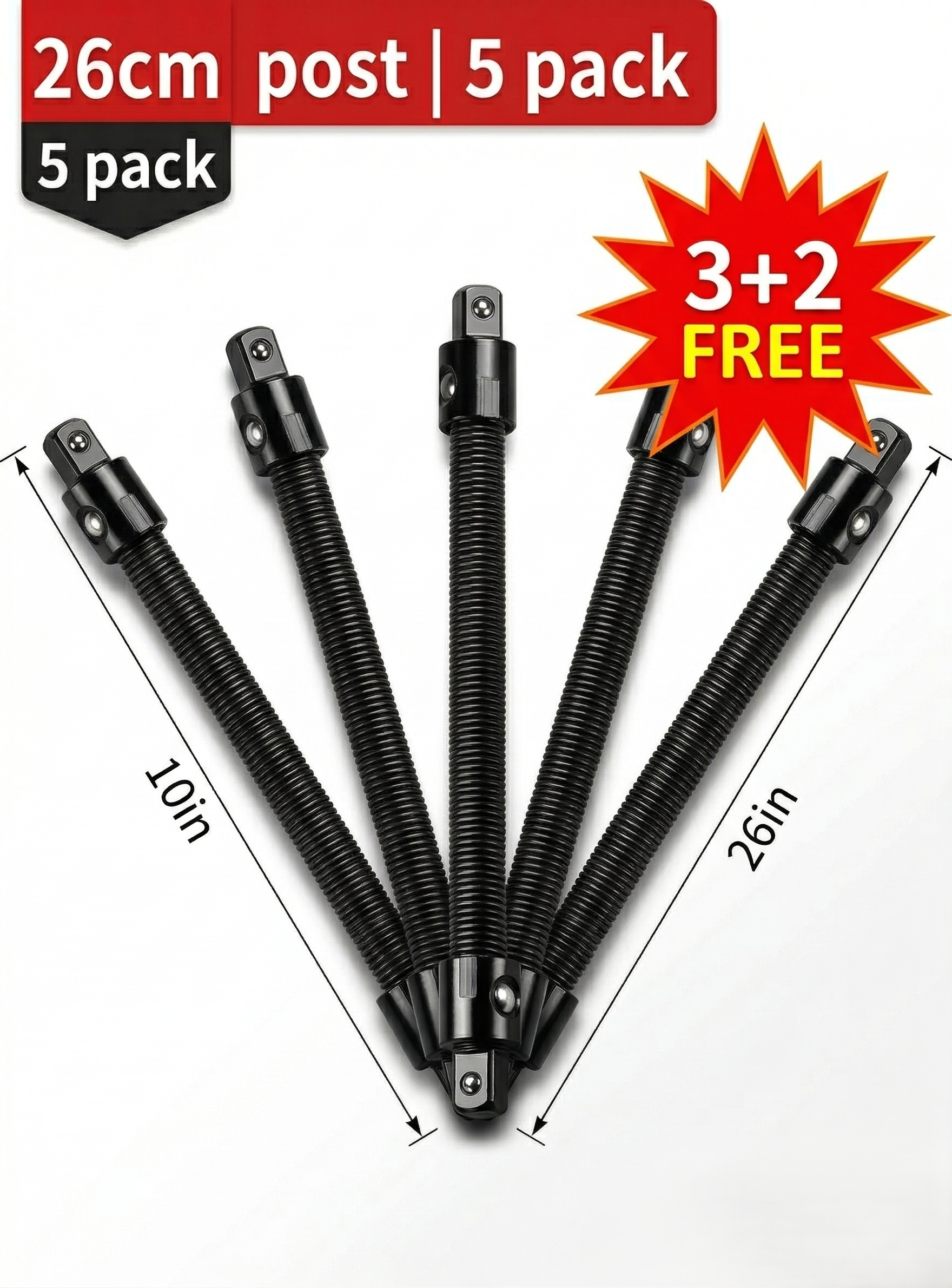 Flexible Shaft Connecting Rod Adapter for Electric Wrench