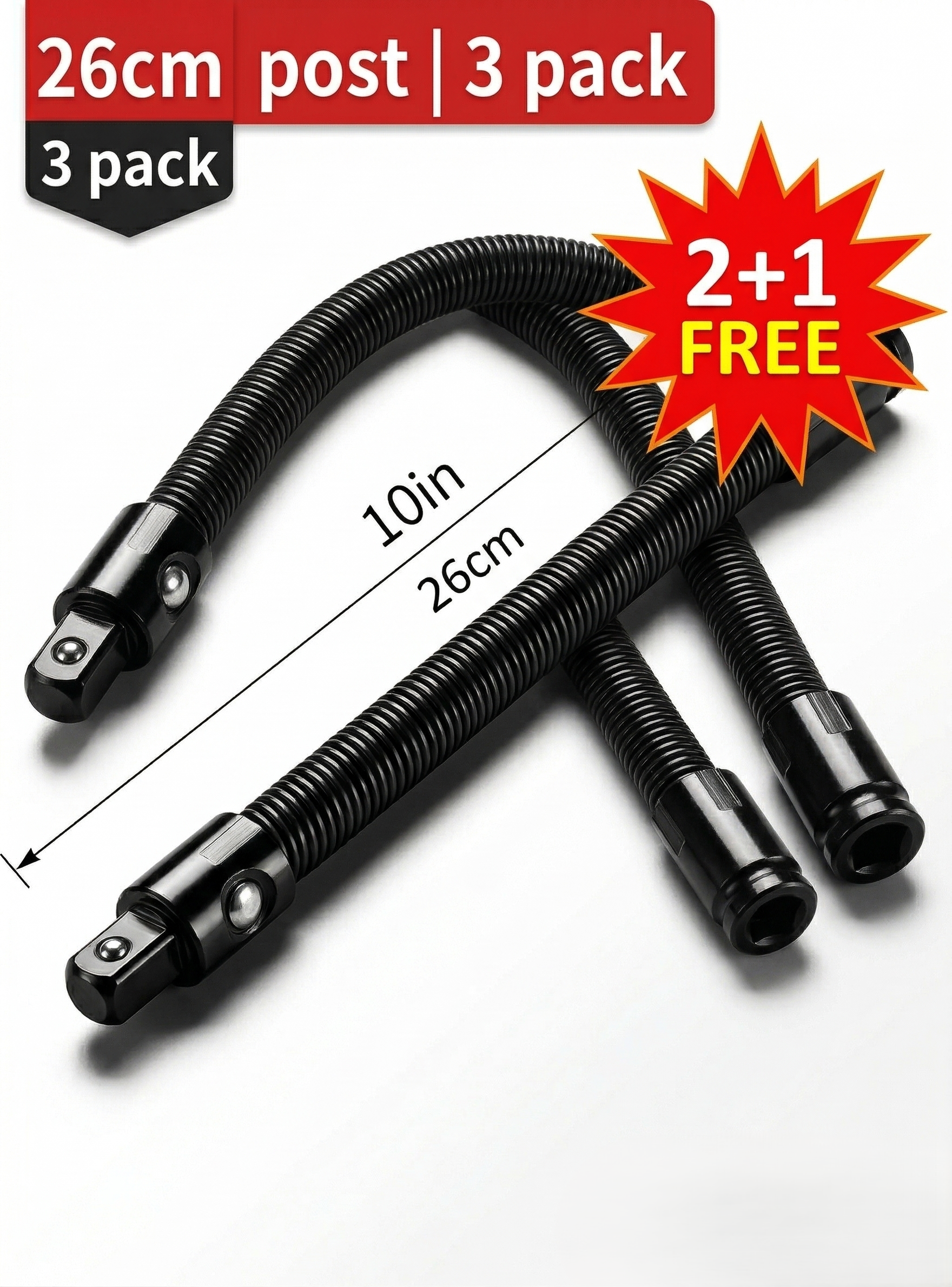 Flexible Shaft Connecting Rod Adapter for Electric Wrench